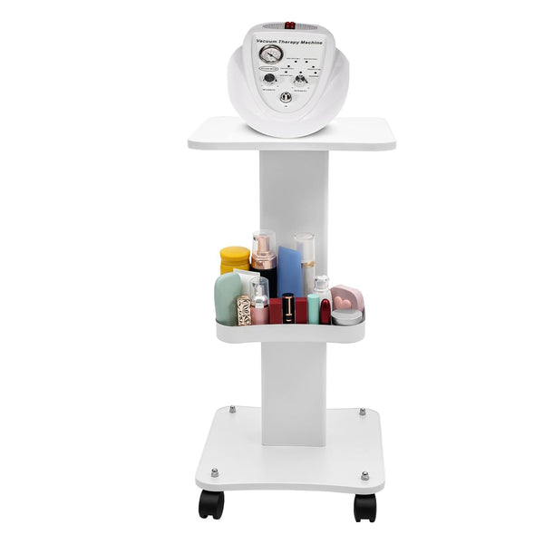 Aluminum Salon Trolley with Wheels – Rolling Beauty & Hair Cart