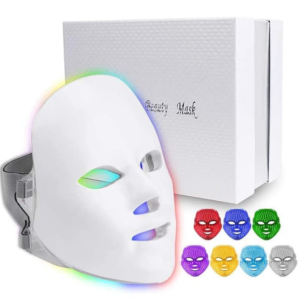 LED Light Therapy Face Mask for Skin Whitening & Red Light Treatment