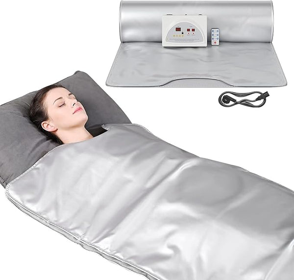 Portable Far Infrared Sauna Blanket for Detox & Full-Body Heating Therapy