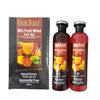Mix Fruit Wine Hair Dye Gel, Natural Black Color for Men & Women (500ml x 2)