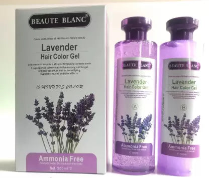 Lavender Hair Color Gel, Ammonia-Free Natural Dye (500ml x 2)